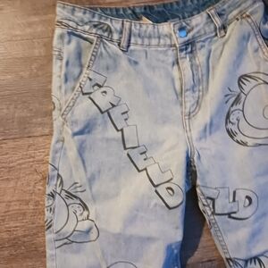 Garfield Blue Jeans Womens Divided 4P Collab 30 x 25 hm